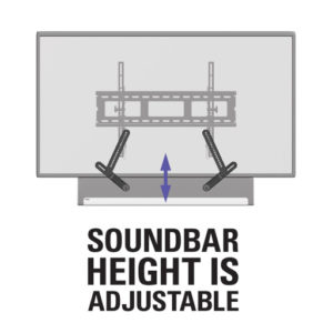 soundbar height is adjustable