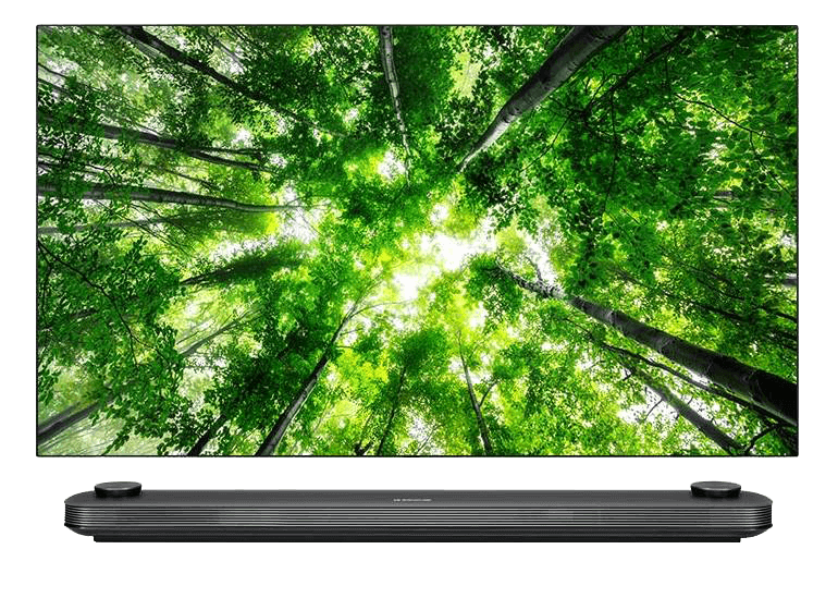 new 2018 LG OLED TV with google assistant voice control built in