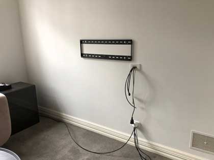 Tv Cable Options For Wall Mounting Pro Perth Joondalup - Wall Mount Tv Cable Conduit