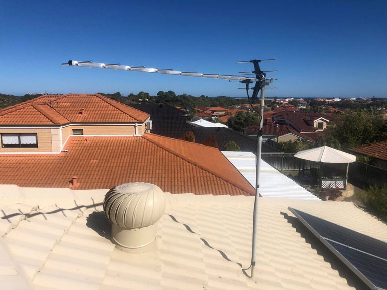 bad antenna installation in hillarys