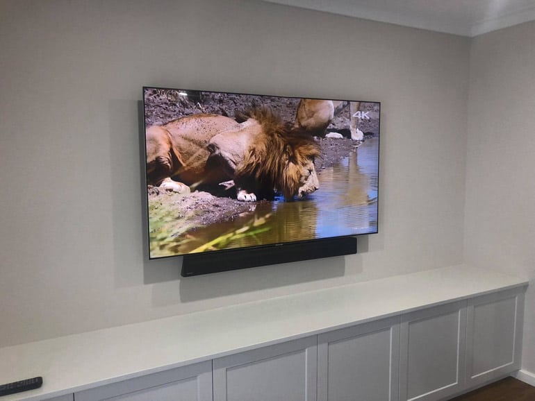 secure TV installation with no cables in sight!