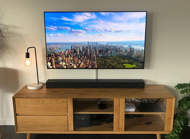 TV Wall Mount with Surface Cables