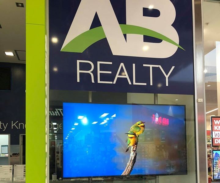 commercial tv wall mounting at ab realty in wanneroo