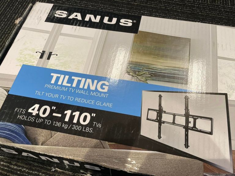 sanus vlt7 tv wall mount box